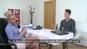 Download Video Bokep Curvy tiny tit boss fucks interviewee online