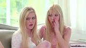 Bokep Baru Teen Kenzie and Chloe Foster lick their new stepmom Nina Elles pussy hot